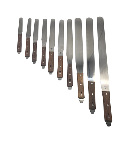 Stainless steel spatulas